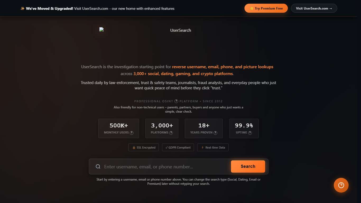 Find User Profiles | Dating Sites | UserSearch