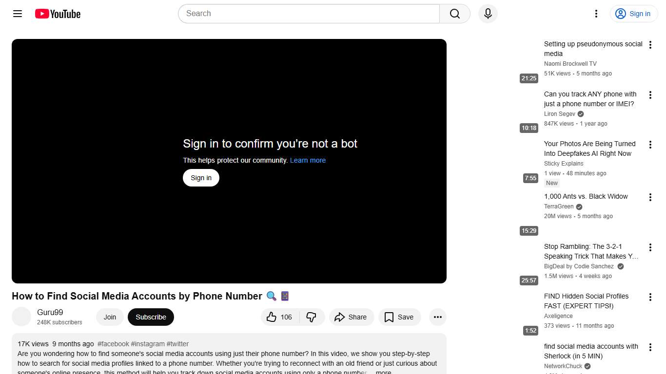 How to Find Social Media Accounts by Phone Number 🔍📱 - YouTube