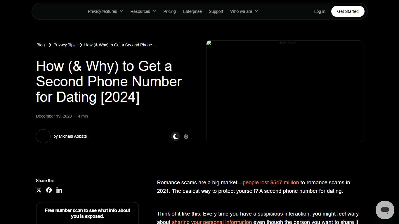 Cloaked - How (& Why) to Get a Second Phone Number for Dating [2024]